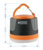 LIT-PaTH Rechargeable LED Camping Lighting Fixture Camping Lantern with Magnet Base and 4400 mAh Charger for Mobile, Survival Kit for Emergency, Hurricane, Outage