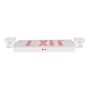 Gruenlich LED Combo Emergency EXIT Sign with 2 Adjustable Head Lights and Double Face, Back Up Batteries- US Standard Red Letter Emergency Exit Lighting, UL 924 Qualified, 120-277 Voltage (2-Pack)