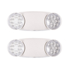 Gruenlich LED Emergency Exit Lighting Fixtures with 2 LED Bug Eye Heads and Back Up Batteries- US Standard Emergency Light, UL 924 Qualified, 120-277 Voltage (2-Pack)
